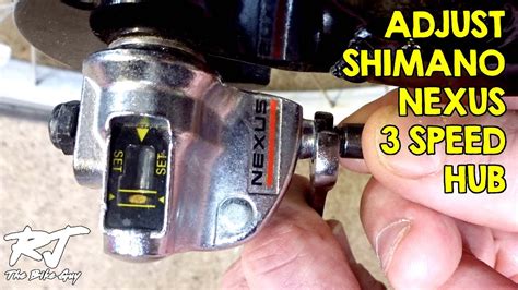 How To Adjust Shimano Nexus Speed Hub Shifter Cable Youtube