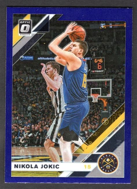 Panini Donruss Optic Nikola Jokic Purple Prizm Holo Ebay