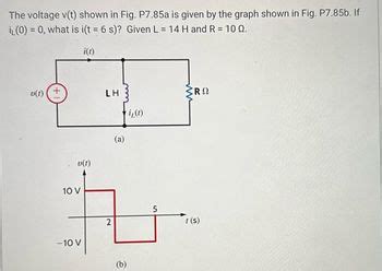 Answered The Voltage V T Shown In Fig P A Bartleby