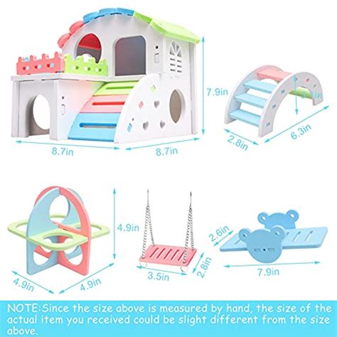 Syrian Hamster Toys Set, Improved Version 8.7 IN Large DIY Syrian ...