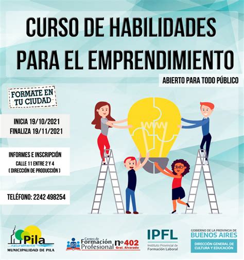 SUMAMOS CURSOS DE CAPACITACIÓN CON SALIDA LABORAL Municipalidad de Pila