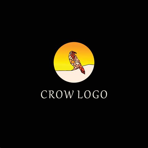 Crow logo icon vector image 12649754 Vector Art at Vecteezy