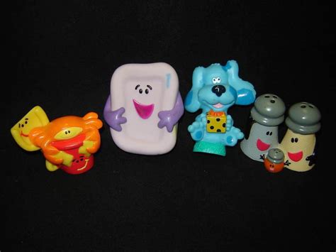 Blues Clues Cake Topper Figures Shovel Pail Slippery Soap Mr Salt