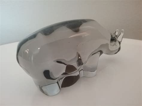 Reijmyre Glass Rhinoceros Collectors Weekly