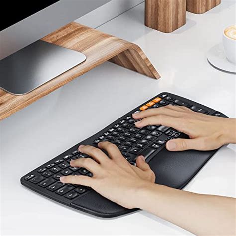 Protoarc Backlit Wireless Ergonomic Keyboard Ek01 Bluetooth Ergo Split