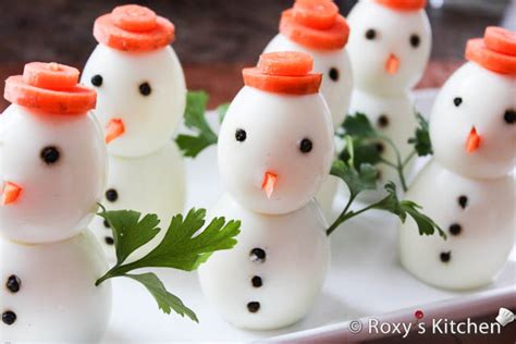 Egg Snowman The Best Christmas Appetizer