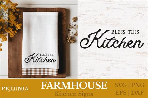 Farmhouse Kitchen Signs | Kitchen SVG