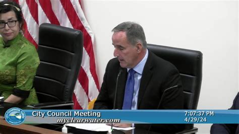 City Of Clearwater City Council Meeting 4 29 24 Youtube