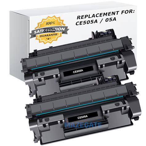 2 Pack Ce505a 05a Toner Cartridges For Hp Laserjet P2030 P2035 P2035n P2055dn Ebay