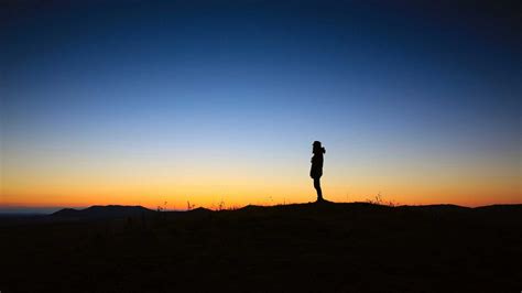 Free Images Nature Horizon Silhouette Person Mountain Sky Sun