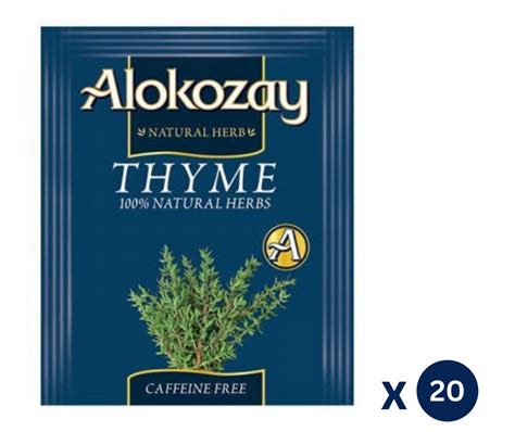 Thyme 10 Tea Bags X 20 Alokozay