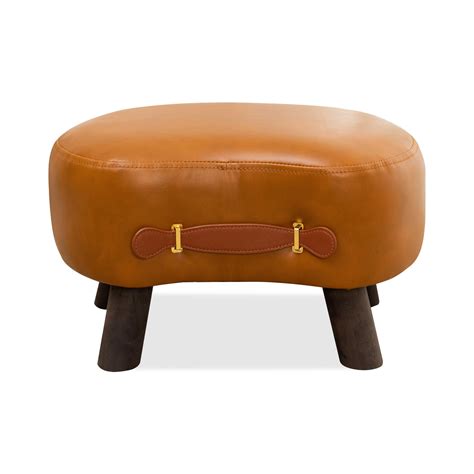 Mercer41 Clovie Faux Leather Ottoman Wayfair