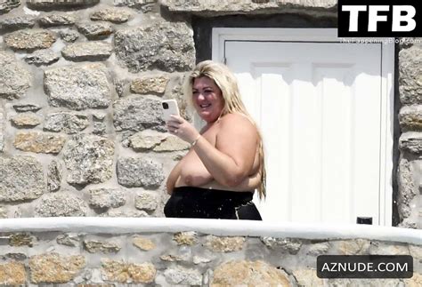 Gemma Collins Sexy Seen Flashing Her Nude Boobs At The Beach In Mykonos Aznude