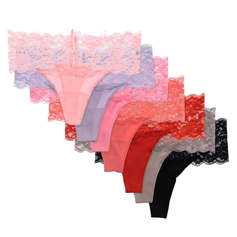 Alyce Intimates Womens Lace Bikini Underwear Set Assorted M Pack Walmart