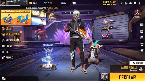 Conta Free Fire C Calça Angelical Vermelha Moletom Angelical DFG