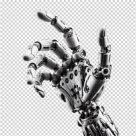 Technologie De La Main Robotique Dynamique Png Psd Premium