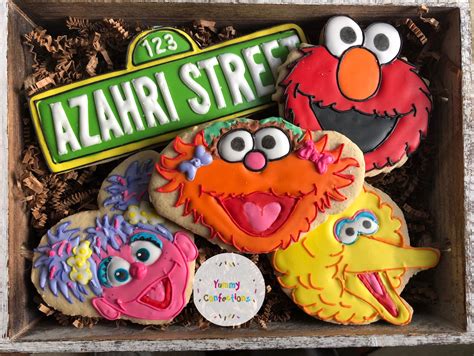 Sesame Street Cookies Sesame Street Cookies Cookies Sugar Cookies Decorated