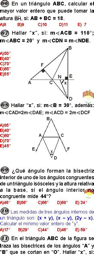 L Neas Notables De Un Tri Ngulo Problemas Resueltos Pdf Ejercicios