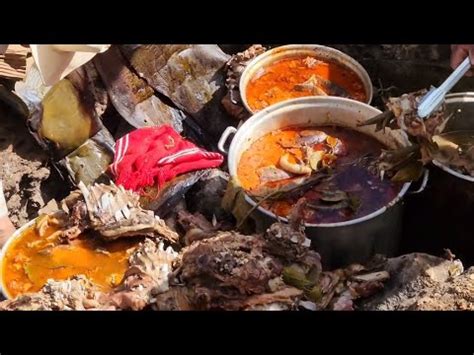 BARBACOA De CHIVO En HORNO Bajo TIERRA Al Estilo OAXACA YouTube