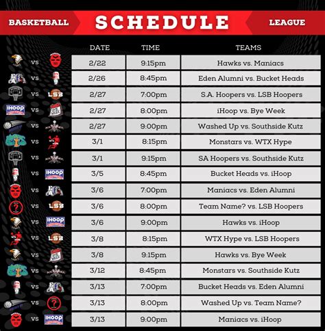 Basketball Calendar - Jobie Lynelle
