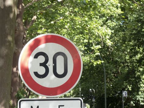 Speed Limit 30 Stock Image Image Of Warning Limit Passageway 22379939