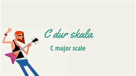 C Dur Skala For C Instrumenter G Nøkkel C Major Scale For C