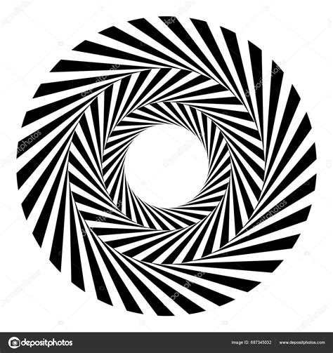 Optical Illusion Spiral Form Stock Vector by ©Karloni 687345032