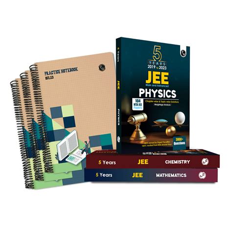 Jee Years Main Advanced Pcm Set Of Books Pw Practice Notebooks