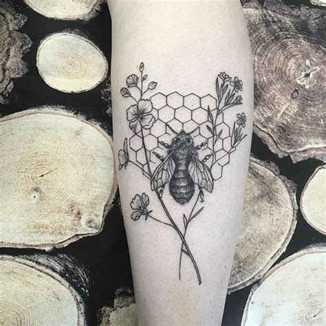 190 Bee Autiful Honey Bee Tattoo Designs With Meanings Ideas And