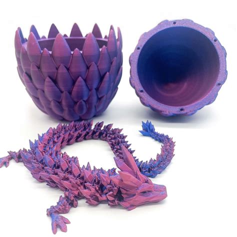 Flavery Dragon Egg Surprise Egg Toy With Flexible Pearly Sheen Dragon