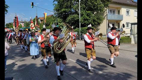 1 Volksfest Festzug Olching 03 06 2023 YouTube