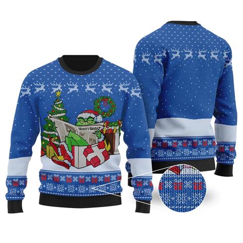 Grinch Stole Christmas Ugly Sweaters Royal