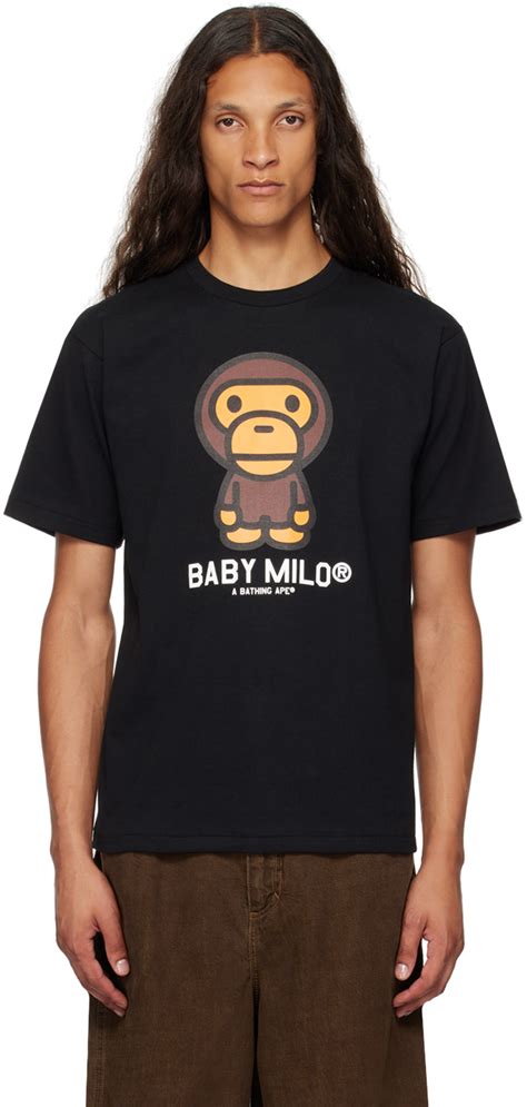 BAPE Black Baby Milo T Shirt SSENSE Canada