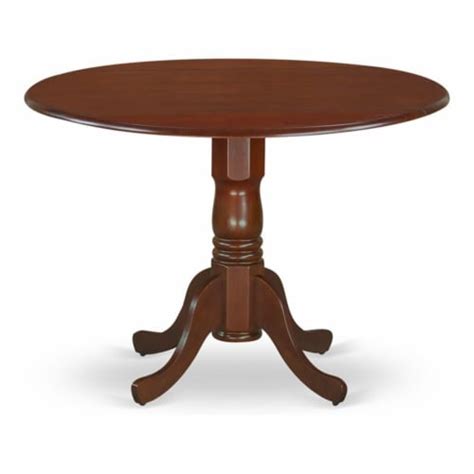 East West Furniture Dublin Traditional Wood Dining Table In Mahogany