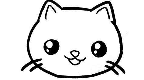 Dibujos De Gatos Faciles - Como Dibujar Un Gato Kawaii Comodibujar Club ...