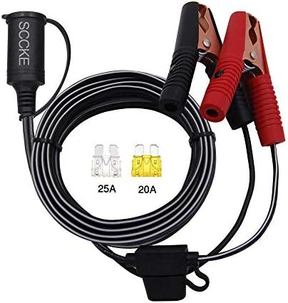 Amazon Sccke Ft Awg V Cigarette Lighter Plug To Sae Quick