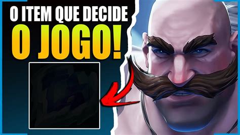 Acabei Com O Jogo De Braum Sup SÓ Com Esse Item Braum Gameplay