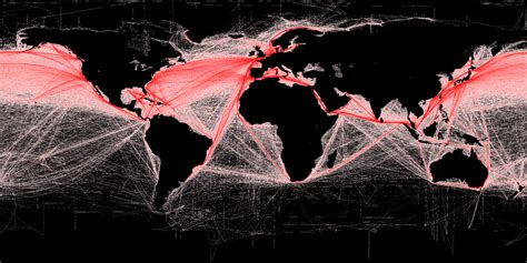 Satellites Reveal Worldwide Ship Traffic Up 300