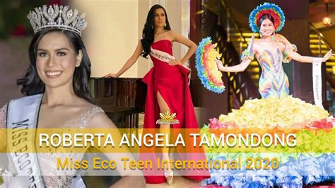 ROBERTA TAMONDONG Miss Eco Teen International 2020 YouTube