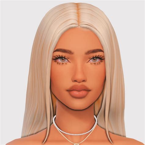 Rebellesims🖤 — Straight Hair Maxis Match Edition Part 1 In 2024 Sims