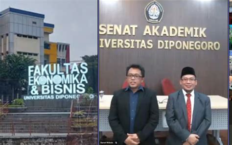 Undip Tambah Dua Calon Guru Besar Fakultas Ekonomika Dan Bisnis