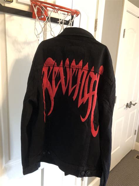 Levi's × Revenge Red And Black Revenge Levi’s Denim Jacket XXXTENTACION