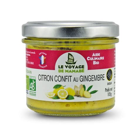 Citron confit au gingembre pâte L armoire à épices