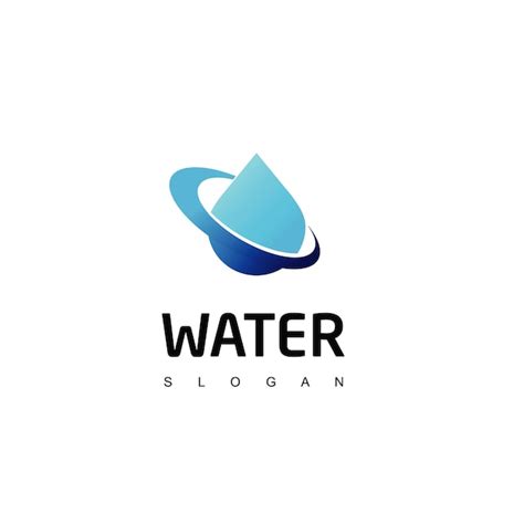 Premium Vector Water Logo Design Template