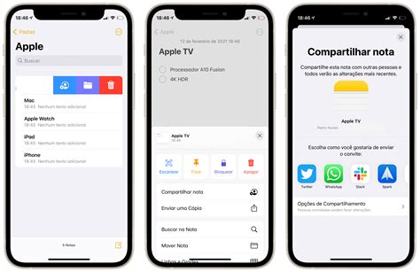 Como Compartilhar Notas Pelo IPhone IPad E Mac MacMagazine