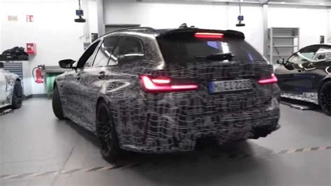 BMW M3 Touring Teaser Details Performance Tweaks Previews Cargo Space