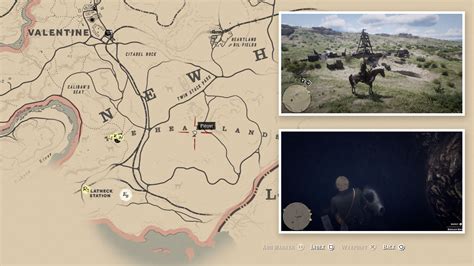 Red Dead Redemption 2 Dinosaur Bone Location Map Lionret