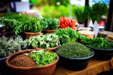 Spices At A Farmers Market In The Provence France Stock Image Image