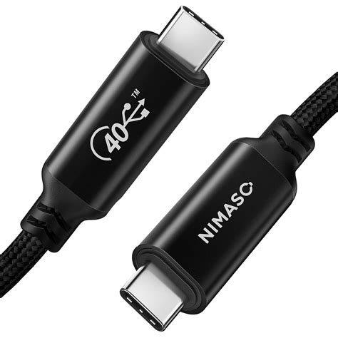 Nimaso Cable Usb4certificación Usb If Cable Usb C A Usb C8k40gbps100w Pdcompatible Con