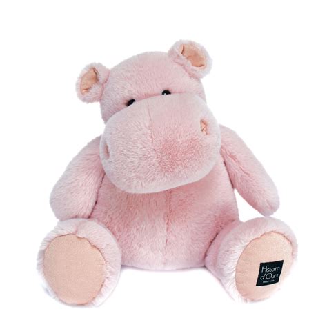 Peluche Hippopotame Rose poudré 40 cm Histoire d ours Histoire d ours